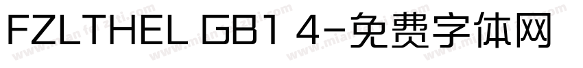 FZLTHEL GB1 4字体转换